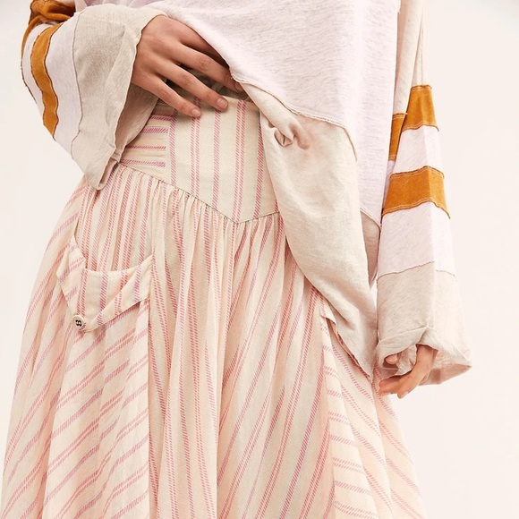 Free people Elisa striped midi skirt - Picture 1 of 6